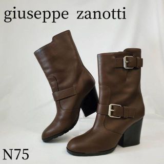 ジュベッゼサノッティ(GIUSEPPE ZANOTTI)のGIUSEPPE ZANOTTI ザノッティ　ショートブーツ　ベルト　35.5(ブーツ)