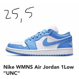 ナイキ(NIKE)のNike WMNS Air Jordan 1Low "UNC"(スニーカー)