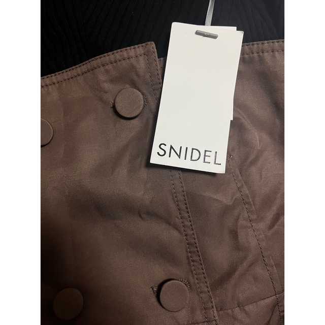 SNIDEL(スナイデル)のスナイデル　ベアトレンチドッキングワンピース レディースのワンピース(ロングワンピース/マキシワンピース)の商品写真