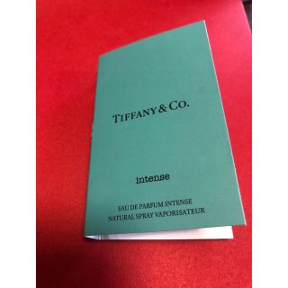 ティファニー(Tiffany & Co.)のティファニー　インテンス香水サンプル　1.2ml(香水(女性用))