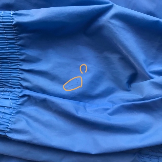 ★マウンテンパーカー　ウィンドブレーカー　ブルー　青★ メンズのジャケット/アウター(その他)の商品写真
