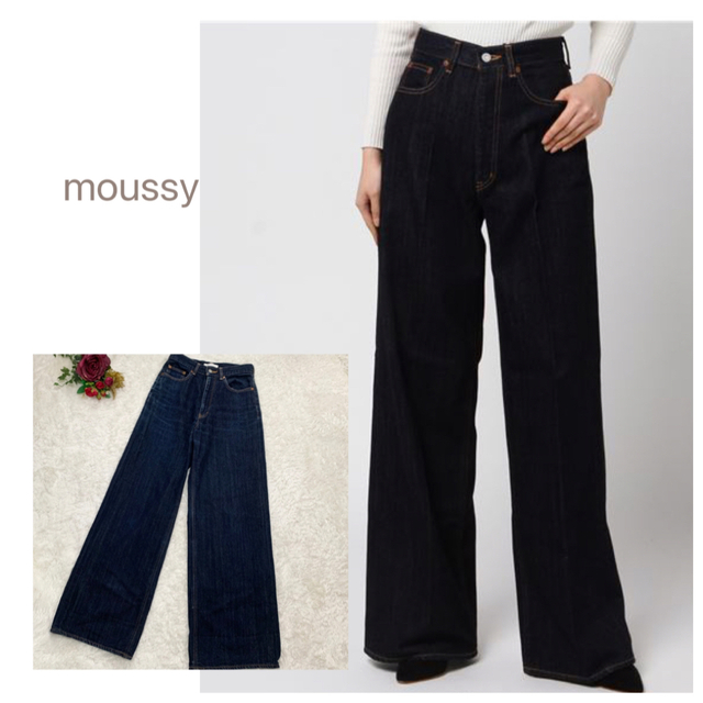 でおすすめアイテム。 moussy マウジー GBL MV WIDE STRAIGHT デニム