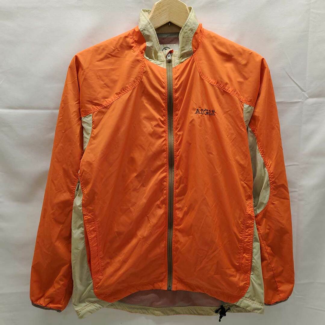 AIGLE - エーグル ナイロンジャケット 裏メッシュ XS オレンジ AIGLE - エーグル ナイロンジャケット 裏メッシュ XS オレンジ