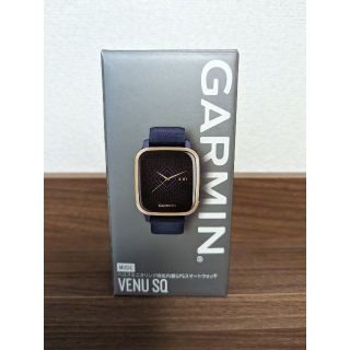 ガーミン(GARMIN)のGARMIN　Venu Sq Music Navy/Light Gold(腕時計(アナログ))