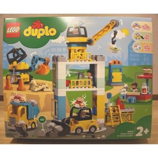 レゴ(Lego)の新品未使用レゴ デュプロ duplo 10933 タワークレーンと工事現場(積み木/ブロック)