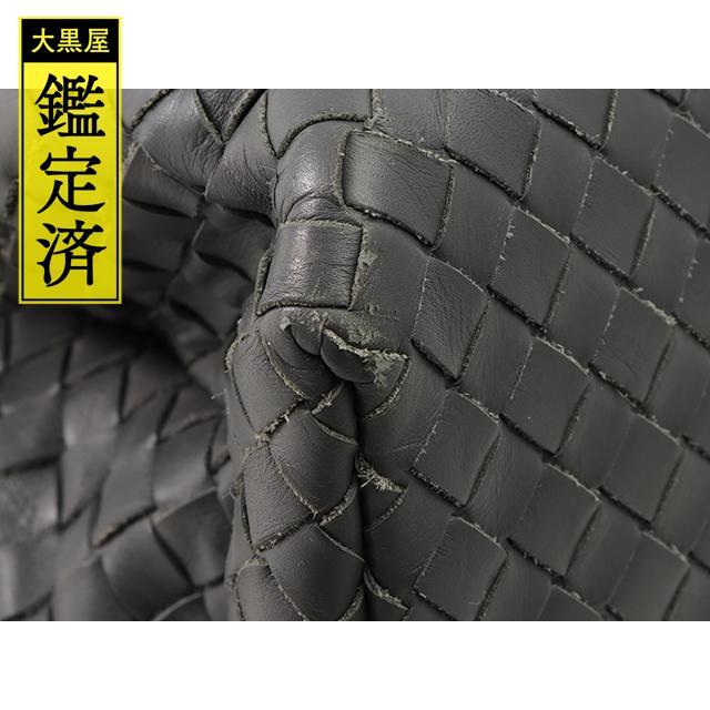 Bottega Veneta(ボッテガヴェネタ)のボッテガ・ヴェネタ　イントレチャート　ローマバッグ　グレー　【205】 レディースのバッグ(ハンドバッグ)の商品写真