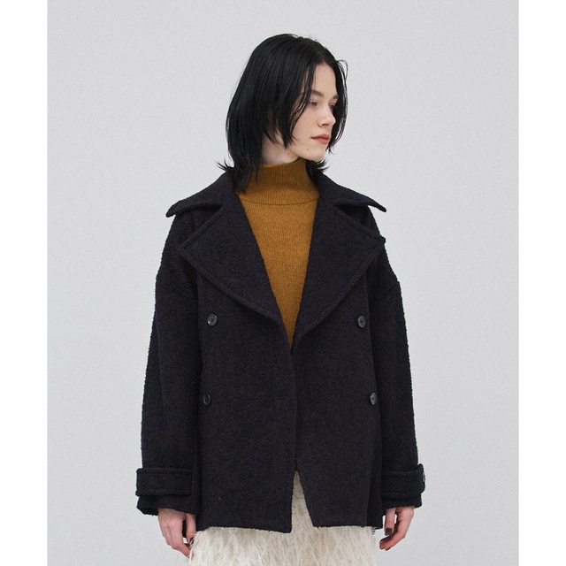 セール30%OFF 新品未使用 ヘリンボーンショートコート PUBLIC TOKYO
