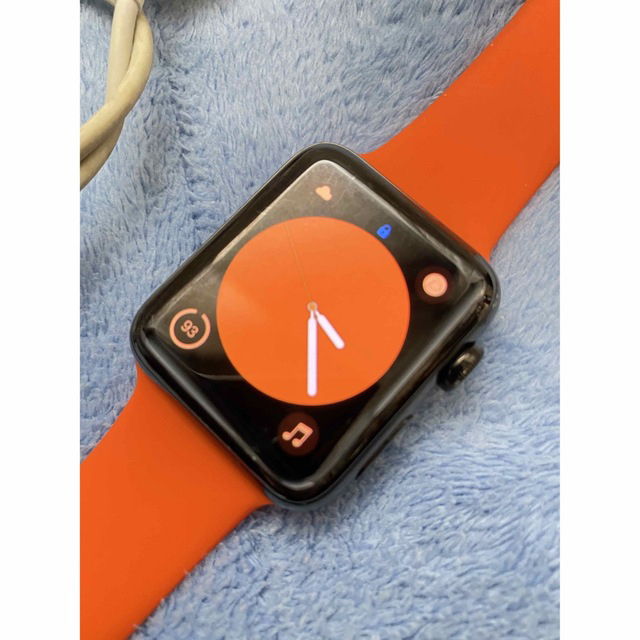 Apple(アップル)のApple watch series 2 ブラックステンレス ジャンクかも。 スマホ/家電/カメラのスマホアクセサリー(その他)の商品写真