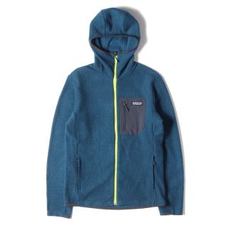 パタゴニア(patagonia)のPatagonia パタゴニア パーカー R1 フリース エア フルジップ フーディー R1 Air Full Zip Hoody 20AW クレーターブルー CTRB XS トップス アウトドア ブランド【メンズ】【中古】(パーカー)