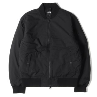 ザノースフェイス(THE NORTH FACE)のTHE NORTH FACE ノースフェイス ジャケット トランジット ボンバージャケット MA-1 Transit Bomber Jacket 19SS ブラック(K) 黒 L アウター ブルゾン 【メンズ】【中古】【美品】(ミリタリージャケット)