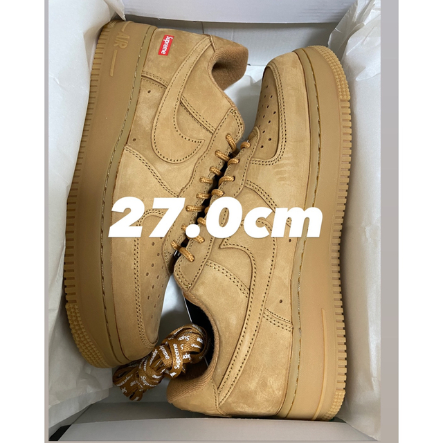 Supreme × Nike Air Force 1 Low "Wheat"