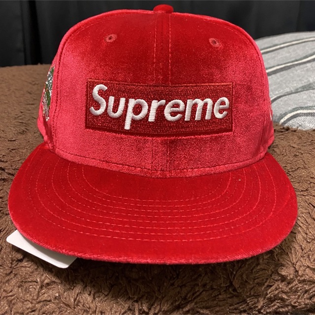 Supreme(シュプリーム)のSupreme Velour Box Logo New Era メンズの帽子(キャップ)の商品写真