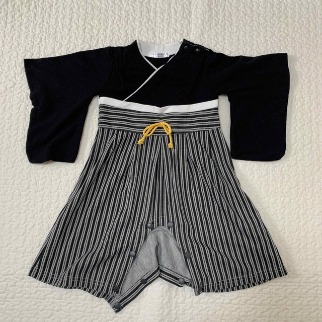 はかまロンパース　80 キッズ/ベビー/マタニティのベビー服(~85cm)(和服/着物)の商品写真