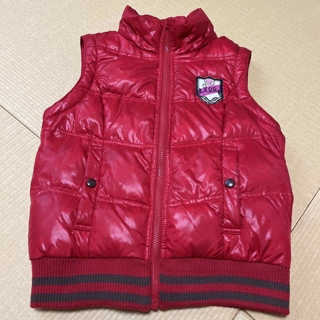 Lee(リー)のLee ダウンジャケット　2way  ダウンベスト　キッズS キッズ/ベビー/マタニティのキッズ服女の子用(90cm~)(ジャケット/上着)の商品写真