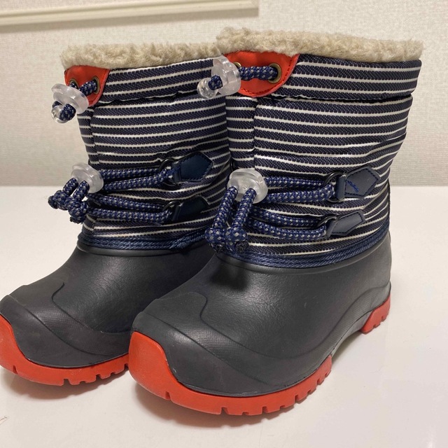 スノー ブーツ キッズ ジュニア 15-16cm 冬 雪 キッズ/ベビー/マタニティのキッズ靴/シューズ(15cm~)(ブーツ)の商品写真