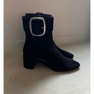 サンローラン(Saint Laurent)のサンローラン　バックル付きショートブーツ(未使用)(ブーツ)