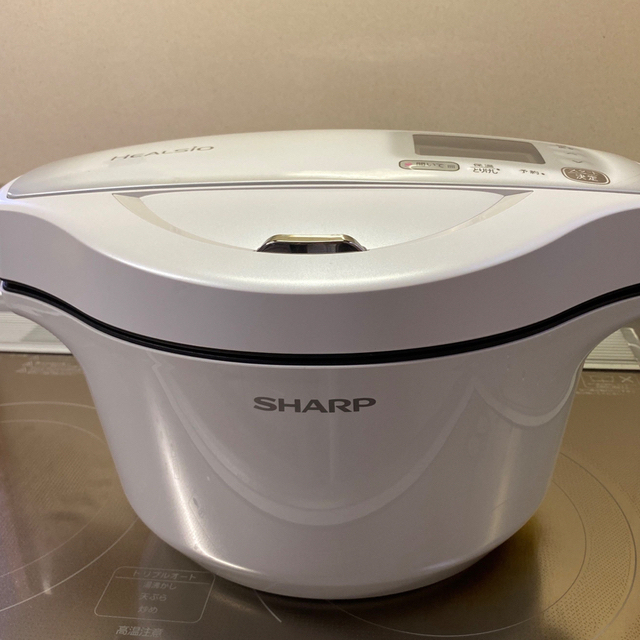 SHARP 水なし自動調理鍋 HEALSIO ホットクック KN-HW24FW…