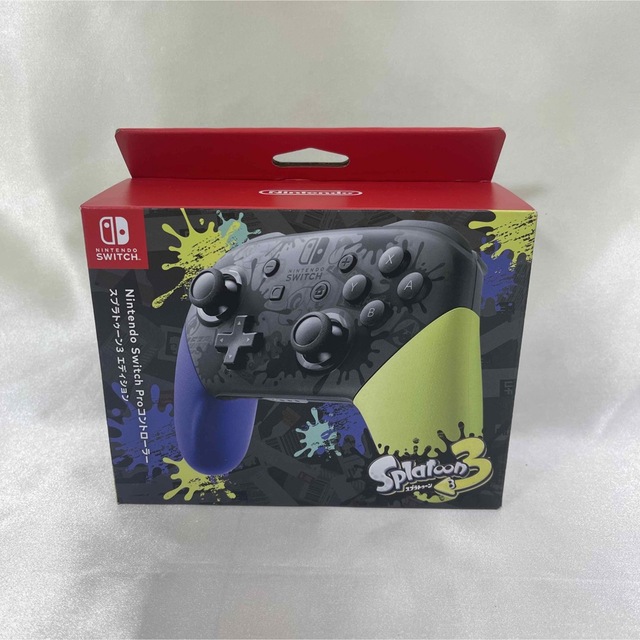新品未使用 switch プロコントローラー プロコン スプラトゥーンモデル