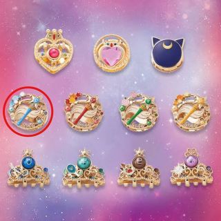 セーラームーン(セーラームーン)の3/31まで！最終値下げ＊セーラームーン×ユニバ＊ヘアクリップ＊マーキュリー(キャラクターグッズ)