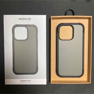 ノマド(NOMAD)のNOMAD Rugged Case iPhone14 Pro用 AshGreen(iPhoneケース)