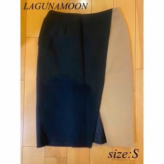 ラグナムーン(LagunaMoon)のSALE LAGUNAMOON バイカラータイトスカート(ひざ丈スカート)