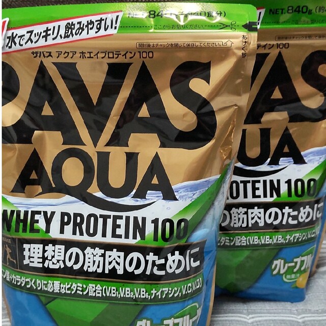 SAVAS(ザバス)の【2袋】ザバス アクア ホエイプロテイン 800g 食品/飲料/酒の健康食品(プロテイン)の商品写真