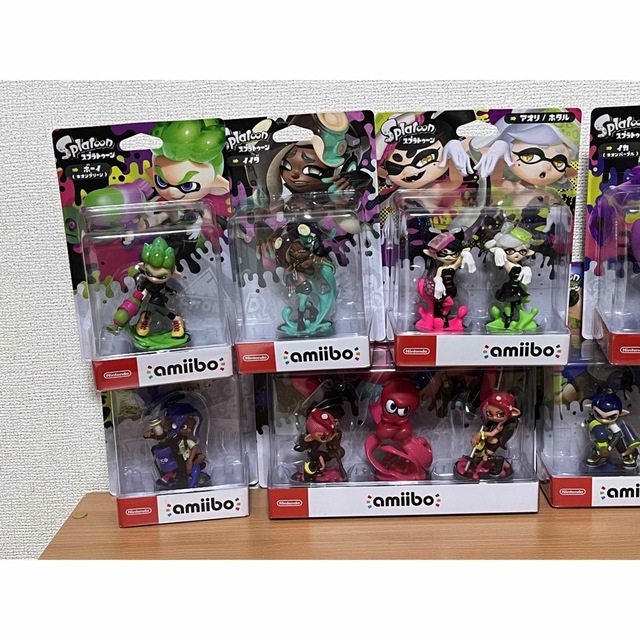 任天堂(ニンテンドウ)のamiibo スプラトゥーン　トリプルセット　ボーイ　イカ　シオカラーズ　他 エンタメ/ホビーのフィギュア(ゲームキャラクター)の商品写真