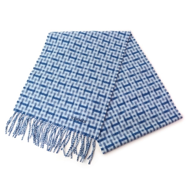 お歳暮 Hermes - HERMES(新品・未使用品) 箱付 青 ブルー 100