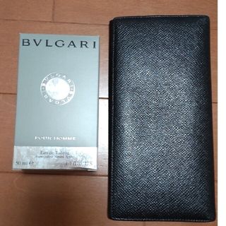 ブルガリ(BVLGARI)のブルガリ　香水　プールオム☆長財布付き(メンズまたはレディース)(その他)