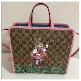 Gucci - GUCCI グッチ★ チルドレン グッチ×ヒグチユウコ うさぎトートバッグ