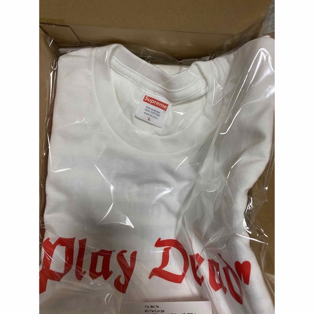 Supreme(シュプリーム)のSupreme Play Dead Tee Lサイズ メンズのトップス(Tシャツ/カットソー(半袖/袖なし))の商品写真