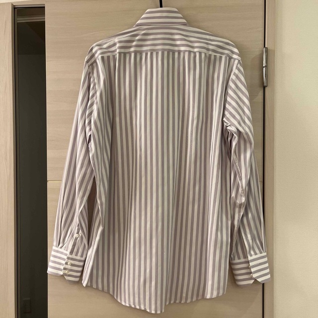 HUGO BOSS(ヒューゴボス)のヒューゴボス/HUGO BOSS 長袖ストライプシャツ 40/XL 約3万円 メンズのトップス(シャツ)の商品写真