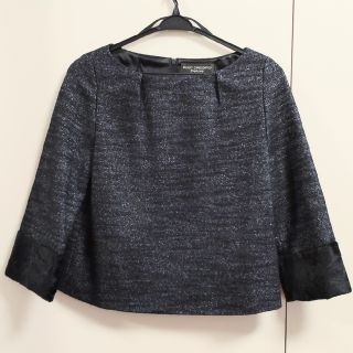 ボディドレッシングデラックス(BODY DRESSING Deluxe)の【新品】【未着用】七分丈　ラメ入りトップス(その他)