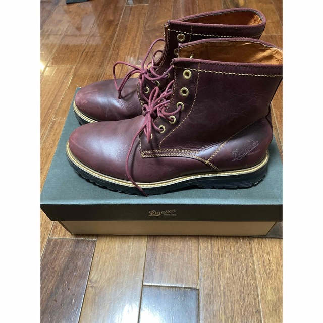 Danner ブーツ　ワインレッド　26.5cm 専用出品 メンズの靴/シューズ(ブーツ)の商品写真