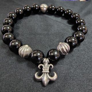 クロムハーツ(Chrome Hearts)のクロムハーツ　数珠　ブレス　フレア　BSフレア(ブレスレット)