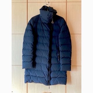 モンクレール(MONCLER)の値下　モンクレール　00  黒　美品　マット Ｓ〜Ｍ　ダウン　デパート購入(ダウンコート)