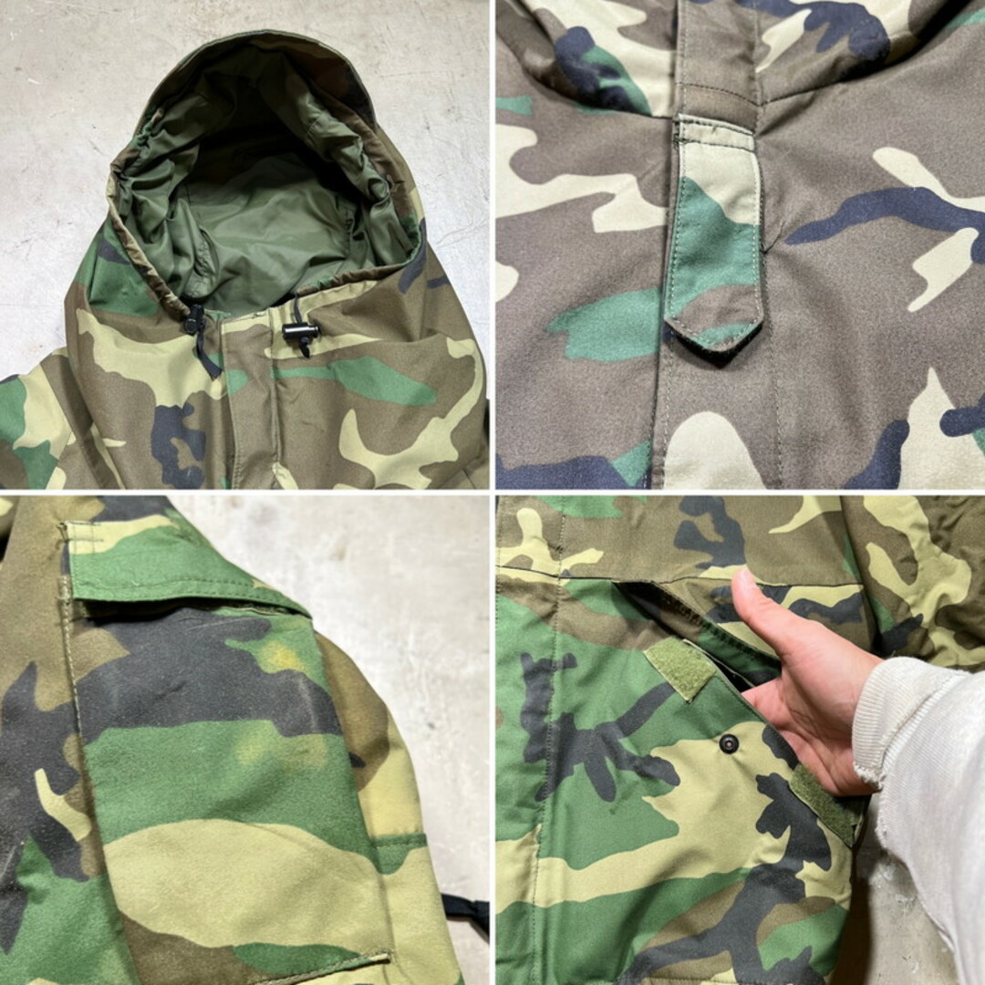 フラワープリント 80s U.S.ARMY ゴアテックスパーカー 前期 ECWCS