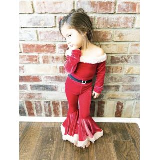 子供服 キッズ 110 クリスマス セットアップ 緑 エルフ 可愛い お洒落