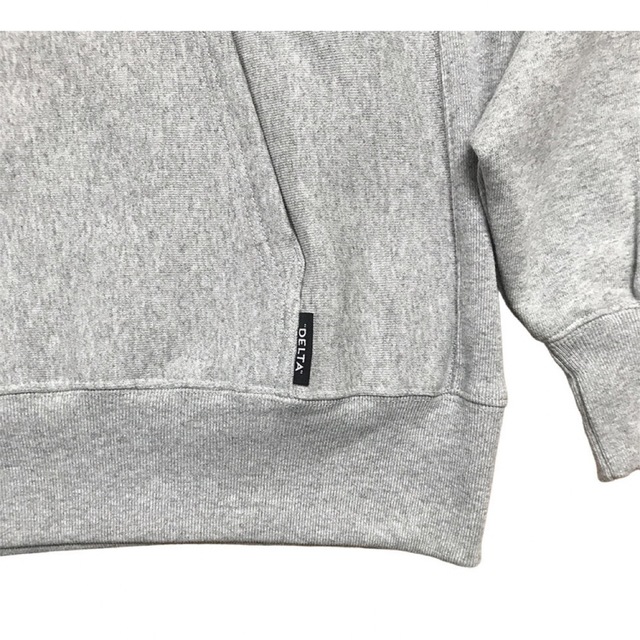 DELTA DECK LOGO HOODIE STRIPE GREY☆