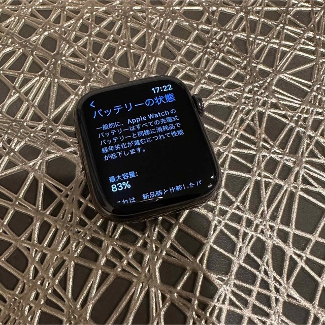 Apple Watch - Apple Watch Series 6 44mmグラファイトステンレス