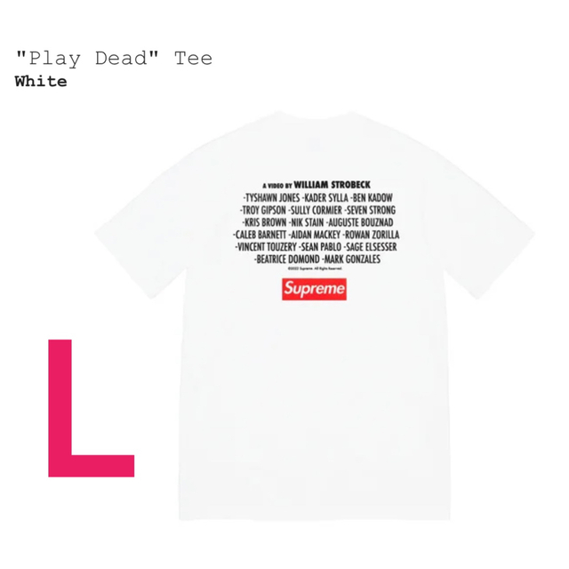 Supreme  Play Dead Tee サイズL