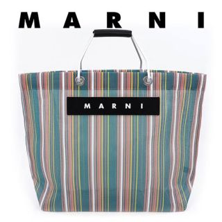 マルニ(Marni)の【MARNI】フラワーカフェストラップノートバッグ(トートバッグ)