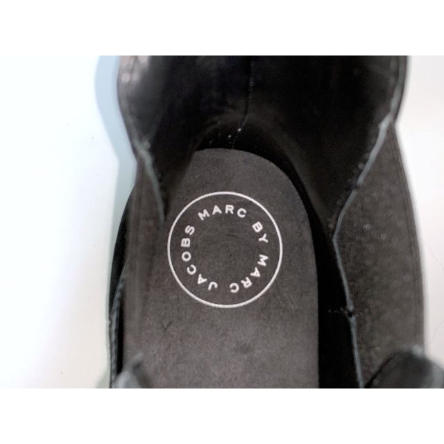 MARC JACOBS(マークジェイコブス)のマークジェイコブス 37≒24cm サイドゴアブーツ 黒 F レディースの靴/シューズ(ブーツ)の商品写真