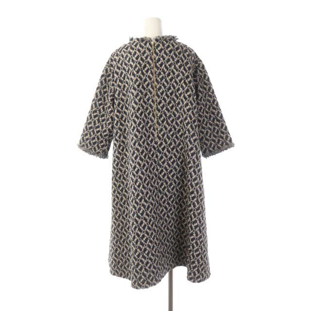 IENA - イエナ 22AW &NAVY GIOLICAジャガードワンピース ロング 七分袖