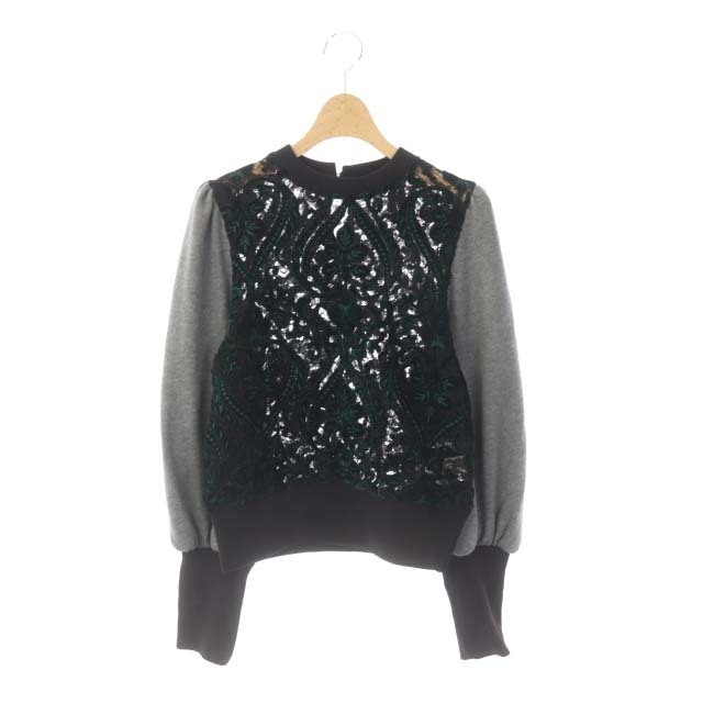 アメリヴィンテージ 22AW LACE DOCKING SWEAT TOP