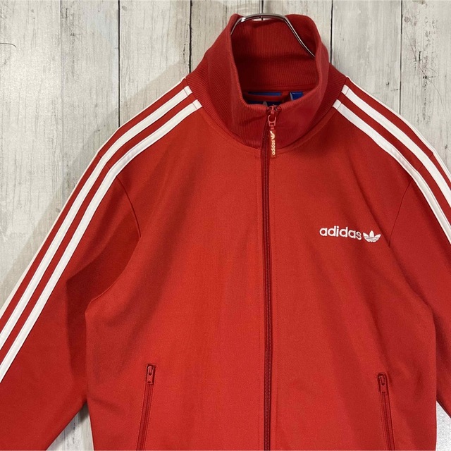 adidas アディダス トラックジャケット レッド 90s トレフォイル