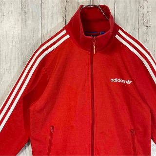 アディダス(adidas)のadidas アディダス トラックジャケット レッド 90s トレフォイル(ジャージ)