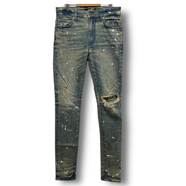 すぐったレディース福袋 AMIRI - 名作 AMIRI ARTIST BROKEN JEAN MX-1