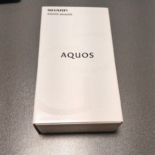 新品 AQUOS sense5G SIMフリー ブラック(スマートフォン本体)