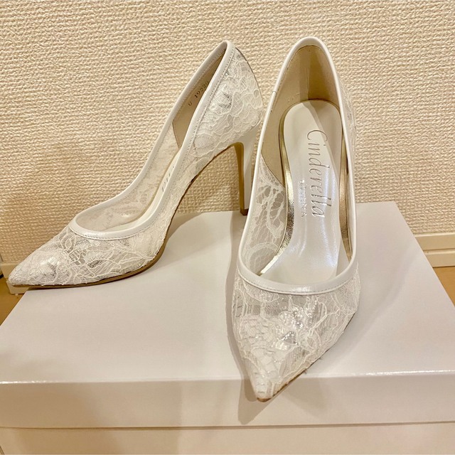 ⭐︎DIANA⭐︎Cinderellaレースチュールパンプス(7cmヒール)